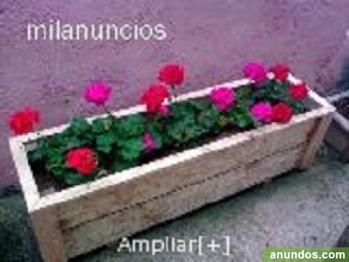 Jardineras rústicas de madera - Montornès del Vallès