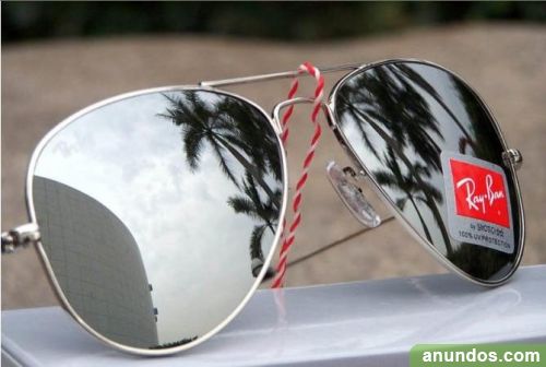 ray ban aviator espejo
