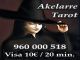 TAROT BARATO VISA 10€ / 20Min. EL AKELARRE: 960 000 518 - Foto 1