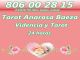 Tarot lineas baratas 806 002 815 por 0,41 ctmos min anarosa