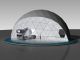 Carpa de almacén o tienda de eventos de 314 m2 cúpula geodésica