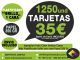 1250 tarjeats de visita baratas - 35€