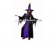 Disfraz de bruja púrpura para mujer talla std