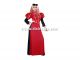 Disfraz de milady rojo para mujer