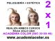 Peluqueria + estetica 2 cursos al precio de uno