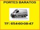 Tarifa portes654600847 baratos madrid: (express:)