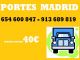 Portes en madrid 9136898:19 los mejores miniprecios