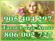 Tarot barato 806 002 727 x 0.42€ min. expres 905 404 297 3 min