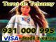 Tarot visa desde 5 euros 931 000 995