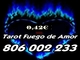 Tarot barato a 0.42€ fuego de amor.: 806 002 233. economico