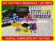 Nuevo kit tatto 2 maquinas 20 tinta - envio gratis