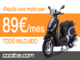 Alquila tu moto cooltra city desde sólo 89 euros al mes