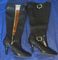 Botas GUESS negras con dorado talla 38 - Foto 1