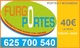 Portes en aluche 625::700::540 furgon por horas