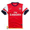 Maillots foot arsenal domicile 2013-2014