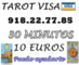 Tarot visa barata 30 minutos 10 euros