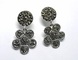 Pendientes de plata de ley y muchas joyas en plata de ley de 925