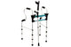 Andador forta afp talla 4-5 + muleta forta bcra-r