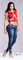 Jeans Dama Valencia JLC8192 Levantacola - Foto 1