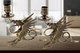 Candelabros antiguos en bronce