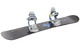 Tabla de snow nidecker con fijaciones