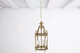 Antiguo farol de bronce