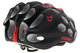 Casco ciclismo catlike color rojo y negro talla l