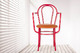 Silla vintage metálica estilo thonet