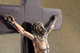 Crucifijo de madera. finales s. xviii-xix