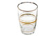 Vaso antiguo con filo de oro