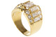 Anillo oro amarillo y diamantes - talla 9 