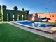 Chalet con piscina barbacoa en conil