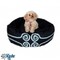 Cama para perro moysa donut hipnotic bones azul xl
