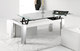 Mesa de centro elevable tarbes 112x50cm cristal - Foto 1