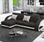 Sofá cama hilda con chaise longue universal negro - Foto 1