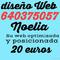 Creación de paginas web por 20 euros,posicionamiento en redes soc