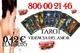 Tarot barato/tarotistas/videntes/0,42 € el min