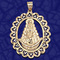 Medallas virgen rocio en oro y plata