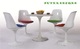 Mesa redonda tul, diametro 90 cms, color blanco