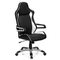 Silla ordenador gaming en color blanco negro