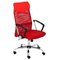 Silla malla transpirable en rojo