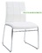 Silla tapizada para comedor berta, color blanco