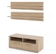 Mueble de tv 2 baldas monet sanremo