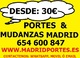 Consulte precios portes y mudanzas 9.1(36)89-81.9 en fuencarral-e