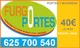 Portes baratos madrid (40€:625.700540) “express”