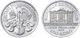 Onzas plata monedas