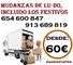 Mp#9136•898•19 mudanzas baratas en pinto, fuenlabrada real=145€ - Foto 1