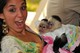 Regalo adorable monos capuchinos para casas nuevas