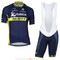 2017 maillot orica scott tirantes mangas cortas azul