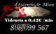 Tarot barato y bueno videncia mina. 806 099 567. 0,42€